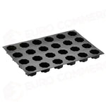 STAMPO PAVOFLEX IN SILICONE INTRECCIO 600 X 400 MM - 24 IMPRONTE Ø 70 X H 40 MM - VOL.130 ML - PX040 - PAVONI ITALIA
