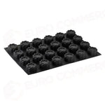 STAMPO PAVOFLEX IN SILICONE INTRECCIO 600 X 400 MM - 24 IMPRONTE Ø 70 X H 40 MM - VOL.130 ML - PX040 - PAVONI ITALIA