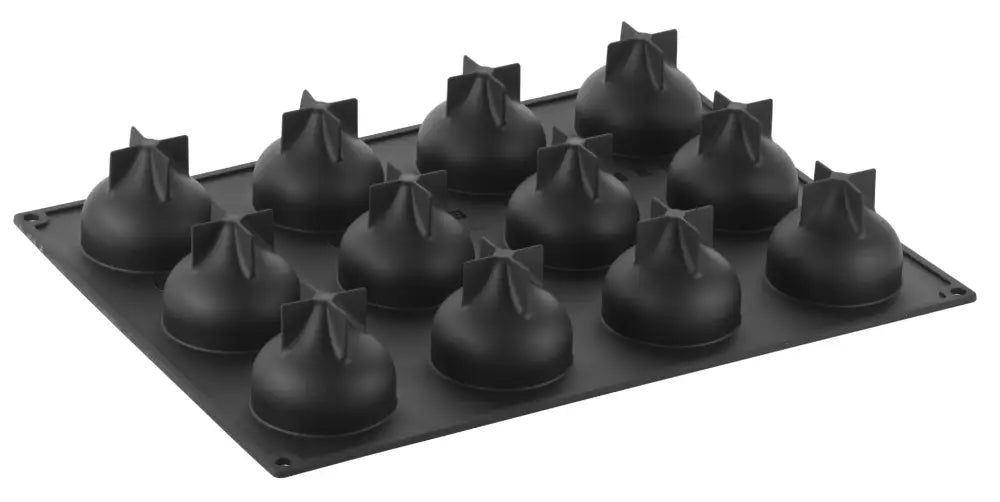 STAMPO PAVOFLEX IN SILICONE JASMINE 400 X 300 MM - 12 IMPRONTE Ø 65 X H 57 MM - VOL.100 ML + PACK - BACHOUR - PX4355S