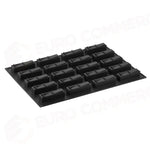STAMPO PAVOFLEX IN SILICONE LIBRA 600 X 400 MM - 20 IMPRONTE 120 X 30 X H 35 MM - VOL.110 ML - PX027 - PAVONI ITALIA