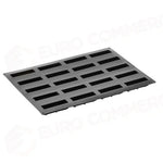 STAMPO PAVOFLEX IN SILICONE LIBRA 600 X 400 MM - 20 IMPRONTE 120 X 30 X H 35 MM - VOL.110 ML - PX027 - PAVONI ITALIA