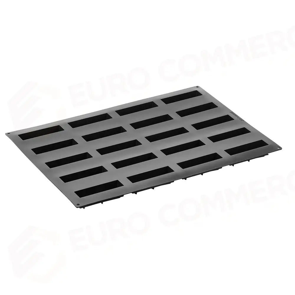 STAMPO PAVOFLEX IN SILICONE LIBRA 600 X 400 MM - 20 IMPRONTE 120 X 30 X H 35 MM - VOL.110 ML - PX027 - PAVONI ITALIA