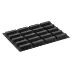 STAMPO PAVOFLEX IN SILICONE LOG 600 X 400 MM - 20 IMPRONTE 120 X 30 X H 32 MM - VOL.110 ML - PX026 - PAVONI ITALIA
