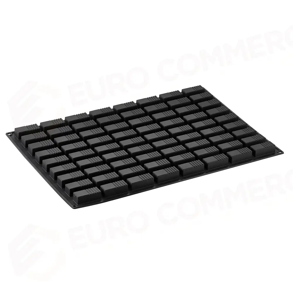 STAMPO PAVOFLEX IN SILICONE LOG MIGNON 600 X 400 MM - 72 IMPRONTE 60 X 24 X H 21 MM - VOL.29 - PX043 - PAVONI ITALIA