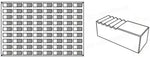 STAMPO PAVOFLEX IN SILICONE LOG MIGNON 600 X 400 MM - 72 IMPRONTE 60 X 24 X H 21 MM - VOL.29 - PX043 - PAVONI ITALIA