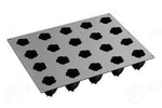 STAMPO PAVOFLEX IN SILICONE LOTUS 400 X 300 MM - 20 IMPRONTE Ø 57 X H 63 MM - VOL. 105 ML + PACK - BACHOUR - PX4371S