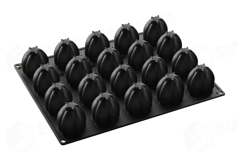 STAMPO PAVOFLEX IN SILICONE LOTUS 400 X 300 MM - 20 IMPRONTE Ø 57 X H 63 MM - VOL. 105 ML + PACK - BACHOUR - PX4371S