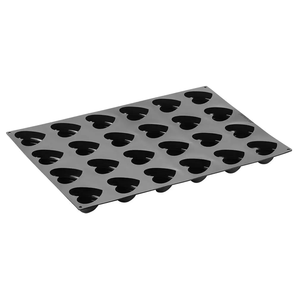 STAMPO PAVOFLEX IN SILICONE LOVE 600 X 400 MM - 24 IMPRONTE 78 X 77 X H 34 MM - VOL.110 ML - PX032 - PAVONI ITALIA