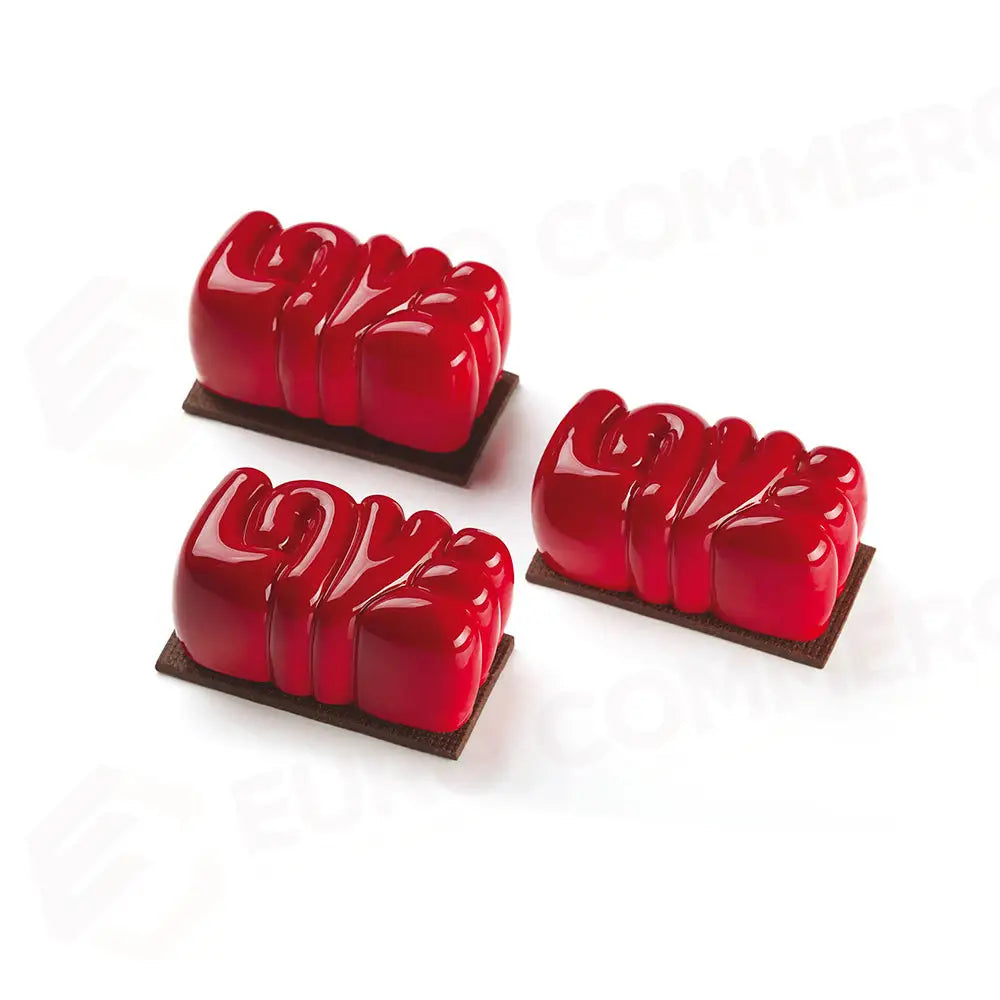 STAMPO PAVOFLEX IN SILICONE LOVELY 400 X 300 MM - 15 IMPRONTE 80 X 43 X H 36 MM - VOL. 90 ML + PACK - BACHOUR - PX4363S