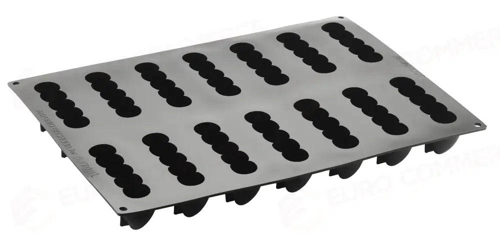 STAMPO PAVOFLEX IN SILICONE MIAMI 400 X 300 MM - 14 IMPRONTE 118 X 33 X H 42 MM - VOL. 90 ML + COPPAPASTA CPX01 + PACK