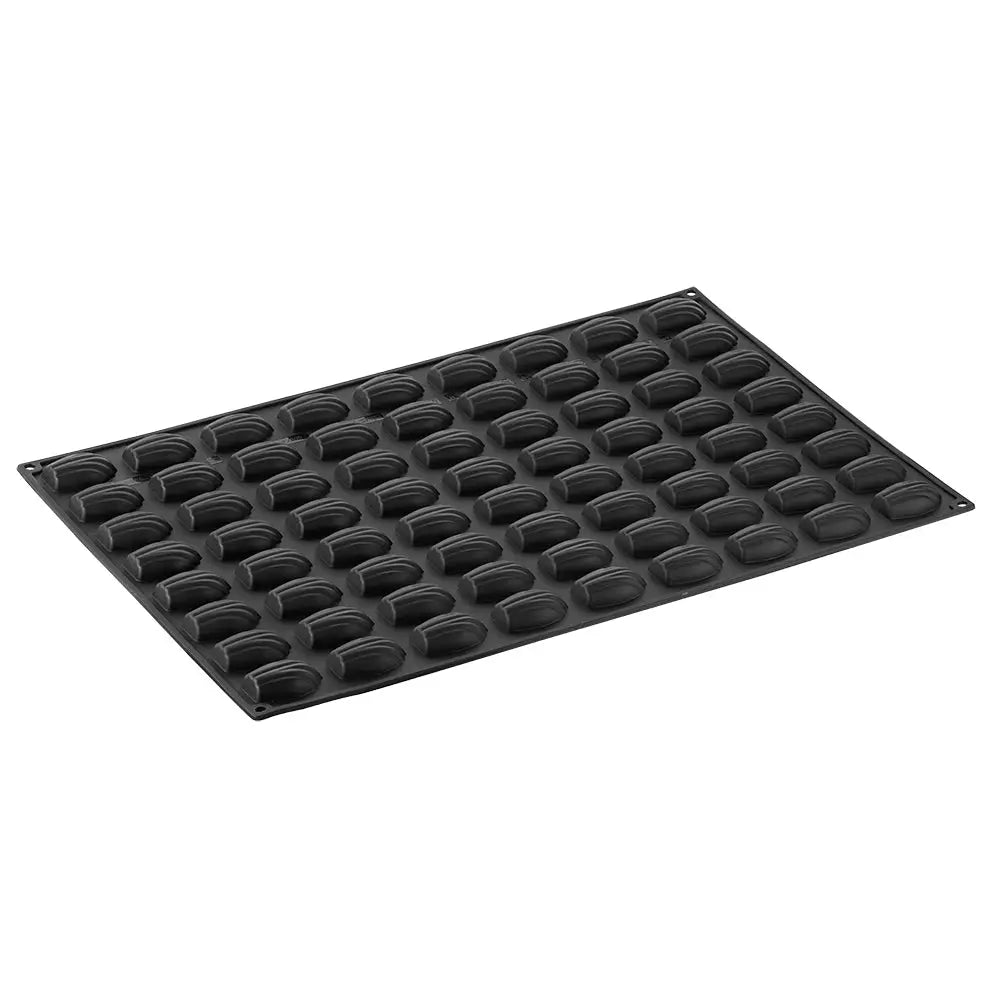 STAMPO PAVOFLEX IN SILICONE MINI MADELEINE 600 X 400 MM - 72 IMPRONTE 52 X 33 X H 15 MM - VOL - PX305 - PAVONI ITALIA