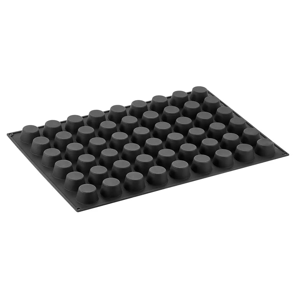 STAMPO PAVOFLEX IN SILICONE MINI MUFFIN 600 X 400 MM - 54 IMPRONTE Ø 50 X H 28 MM - VOL.45 ML - PX005 - PAVONI ITALIA