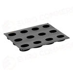 STAMPO PAVOFLEX IN SILICONE MOKA 400 X 300 MM - 12 IMPRONTE 83 X 58 X H 32 MM - VOL.100 ML + PX4312S - PAVONI ITALIA