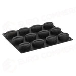 STAMPO PAVOFLEX IN SILICONE MOKA 400 X 300 MM - 12 IMPRONTE 83 X 58 X H 32 MM - VOL.100 ML + PX4312S - PAVONI ITALIA