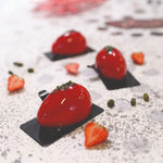 STAMPO PAVOFLEX IN SILICONE MONO QUENELLE 400 X 300 MM - 16 IMPRONTE 77 X 51 X H 42 MM - VOL. 90 ML - PX4369S - PAVONI