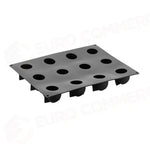 STAMPO PAVOFLEX IN SILICONE MOON 400 X 300 MM - 12 IMPRONTE Ø 61 X H 50 MM - VOL.100 ML + P - PX4307S - PAVONI ITALIA