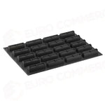 STAMPO PAVOFLEX IN SILICONE MOVE 600 X 400 MM - 20 IMPRONTE 120 X 35 X H 36 MM - VOL.110 ML - PX035 - PAVONI ITALIA