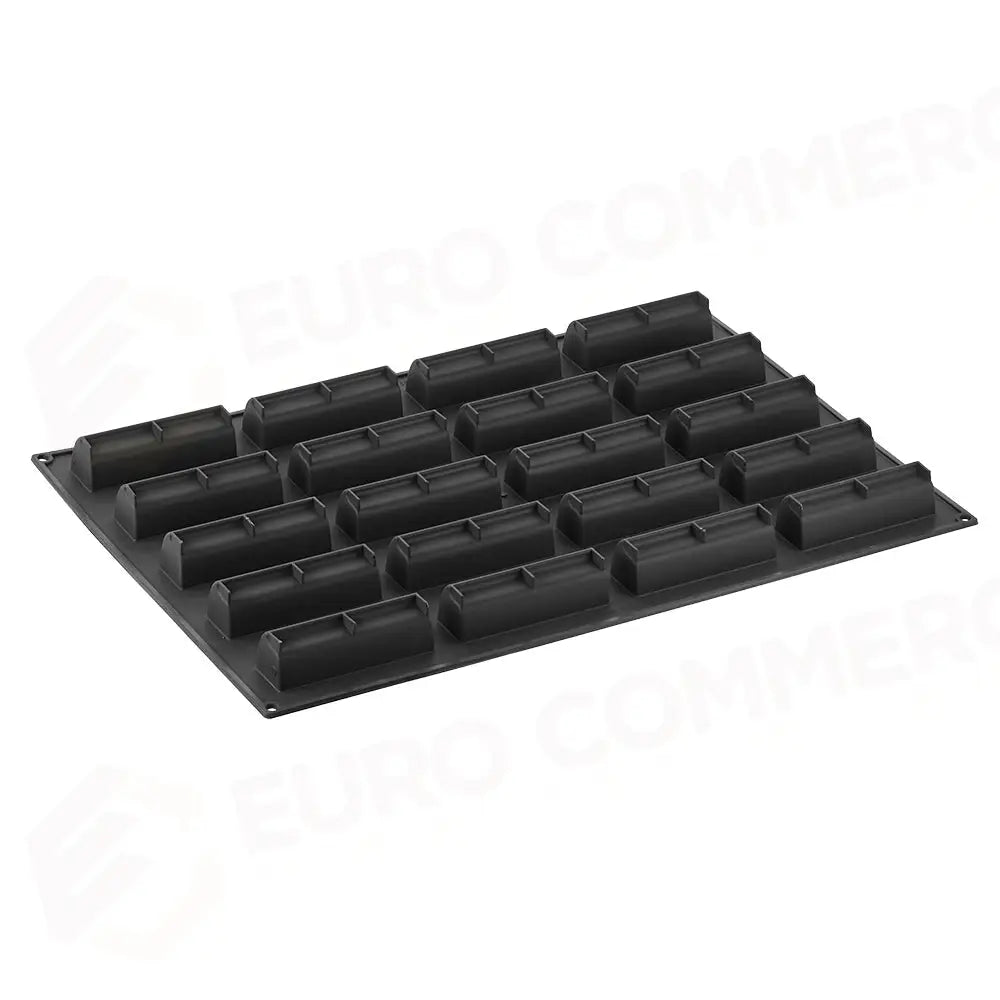 STAMPO PAVOFLEX IN SILICONE MOVE 600 X 400 MM - 20 IMPRONTE 120 X 35 X H 36 MM - VOL.110 ML - PX035 - PAVONI ITALIA