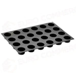 STAMPO PAVOFLEX IN SILICONE MUFFIN 600 X 400 MM - 24 IMPRONTE Ø 70 X H 40 MM - VOL.130 ML - PX002 - PAVONI ITALIA