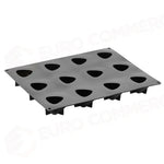STAMPO PAVOFLEX IN SILICONE NATURAL 400 X 300 MM - 12 IMPRONTE 69 X 68 X H 52 MM - VOL.100 M - PX4303S - PAVONI ITALIA