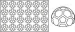 STAMPO PAVOFLEX IN SILICONE PALLONE 600 X 400 MM - 24 IMPRONTE Ø 80 X H 45 MM - VOL.150 ML - PX307 - PAVONI ITALIA