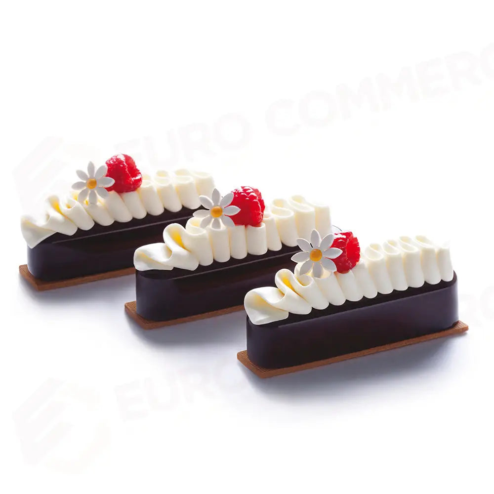 STAMPO PAVOFLEX IN SILICONE PASTEL 400 X 300 MM - 14 IMPRONTE 125 X 28 X H 28 MM - VOL.90 ML + COPPAPASTA CPX01 + PACK