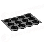 STAMPO PAVOFLEX IN SILICONE PER INSERTI 600 X 400 MM - 12 IMPRONTE Ø 120 X H 30 MM - PX077 - PAVONI ITALIA