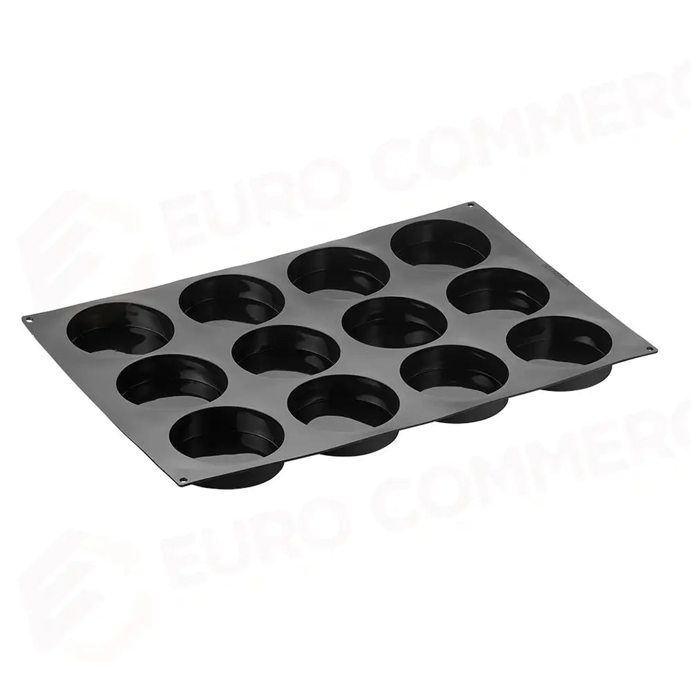 STAMPO PAVOFLEX IN SILICONE PER INSERTI 600 X 400 MM - 12 IMPRONTE Ø 120 X H 30 MM - PX077 - PAVONI ITALIA