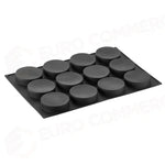STAMPO PAVOFLEX IN SILICONE PER INSERTI 600 X 400 MM - 12 IMPRONTE Ø 120 X H 30 MM - PX077 - PAVONI ITALIA