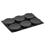 STAMPO PAVOFLEX IN SILICONE PER INSERTI 600 X 400 MM - 6 IMPRONTE Ø 180 X H 30 MM - PX075 - PAVONI ITALIA