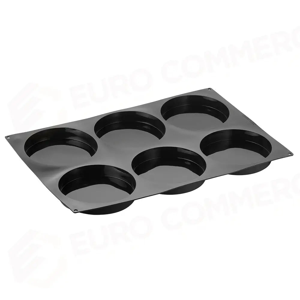 STAMPO PAVOFLEX IN SILICONE PER INSERTI 600 X 400 MM - 6 IMPRONTE Ø 180 X H 30 MM - PX075 - PAVONI ITALIA