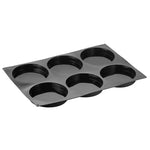 STAMPO PAVOFLEX IN SILICONE PER INSERTI 600 X 400 MM - 6 IMPRONTE Ø 180 X H 30 MM - PX075 - PAVONI ITALIA
