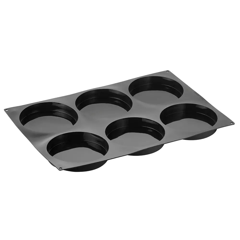 STAMPO PAVOFLEX IN SILICONE PER INSERTI 600 X 400 MM - 6 IMPRONTE Ø 180 X H 30 MM - PX075 - PAVONI ITALIA