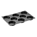 STAMPO PAVOFLEX IN SILICONE PER INSERTI 600 X 400 MM - 8 IMPRONTE Ø 140 X H 30 MM - PX076 - PAVONI ITALIA