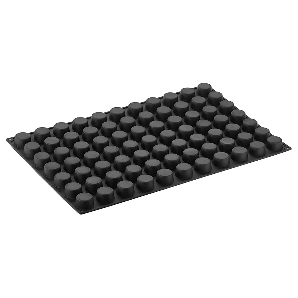 STAMPO PAVOFLEX IN SILICONE PETIT FOUR 600 X 400 MM - 77 IMPRONTE Ø 40 X H 20 MM - VOL.22 ML - PX300 - PAVONI ITALIA