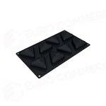 STAMPO PAVOFLEX IN SILICONE PYRAMID FUSTO 300 X 175 MM - 8 IMPRONTE 66 X 60 X H 28 MM - VOL. - PX3205S - PAVONI ITALIA