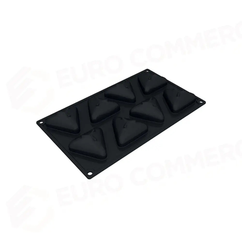 STAMPO PAVOFLEX IN SILICONE PYRAMID FUSTO 300 X 175 MM - 8 IMPRONTE 66 X 60 X H 28 MM - VOL. - PX3205S - PAVONI ITALIA