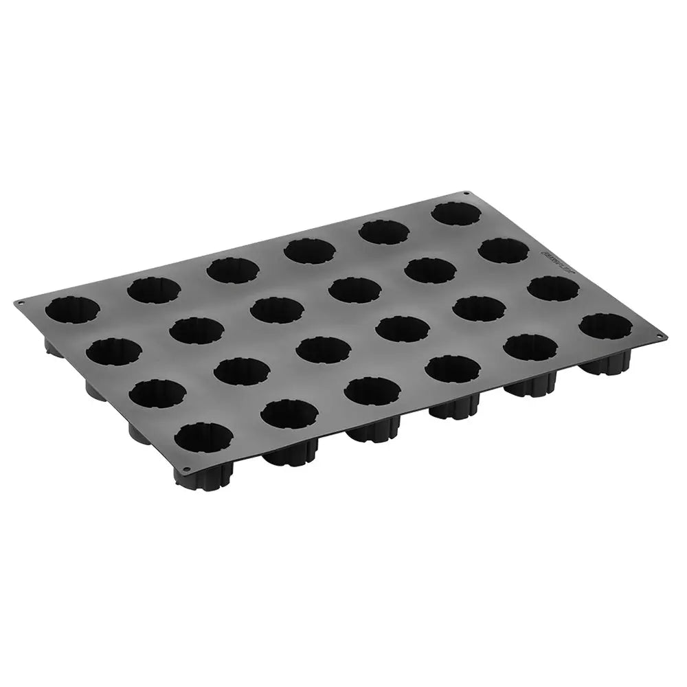STAMPO PAVOFLEX IN SILICONE RIGO 600 X 400 MM - 24 IMPRONTE Ø 60 X H 45 MM - VOL.115 ML - PX019 - PAVONI ITALIA