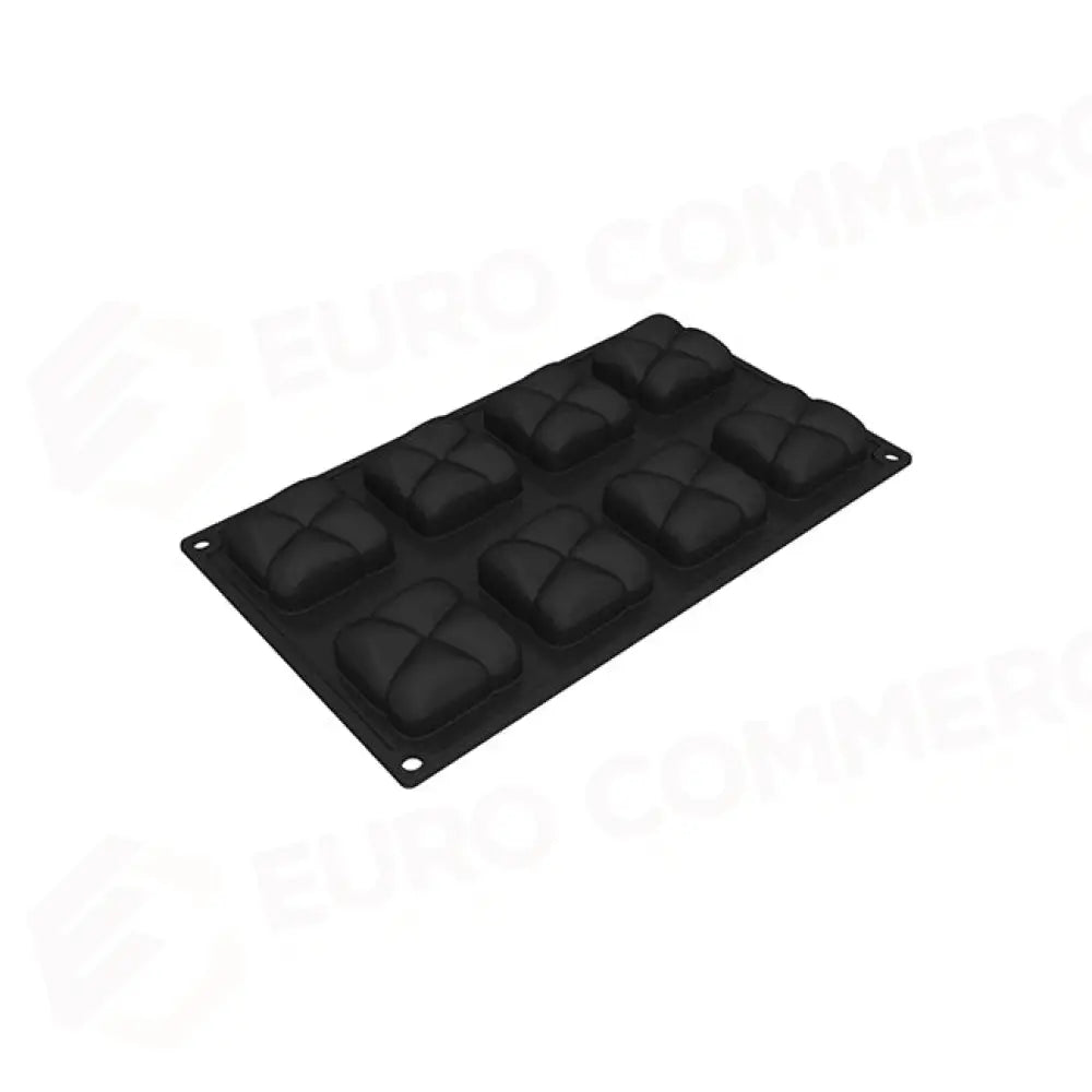 STAMPO PAVOFLEX IN SILICONE ROCK FUSTO 300 X 175 MM - 8 IMPRONTE 55 X 55 X H 23 MM - VOL. 54 - PX3207S - PAVONI ITALIA