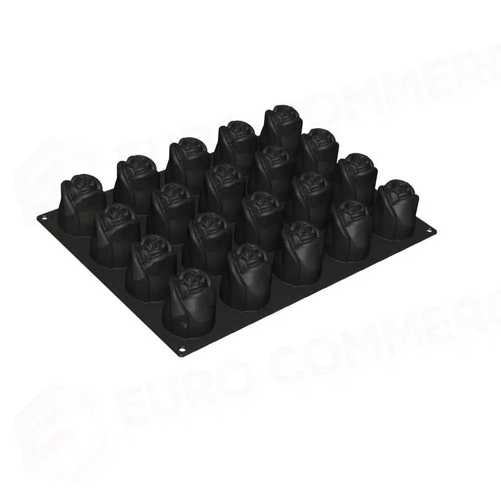 STAMPO PAVOFLEX IN SILICONE ROMANCE 400 X 300 MM - 20 IMPRONTE 56 X 54 X H 61 MM - VOL. 106 ML + PACK - BACHOUR