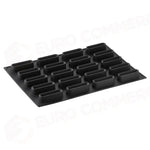STAMPO PAVOFLEX IN SILICONE ROUND 600 X 400 MM - 20 IMPRONTE 123 X 35 X H 32 MM - VOL.100 ML - PX036 - PAVONI ITALIA