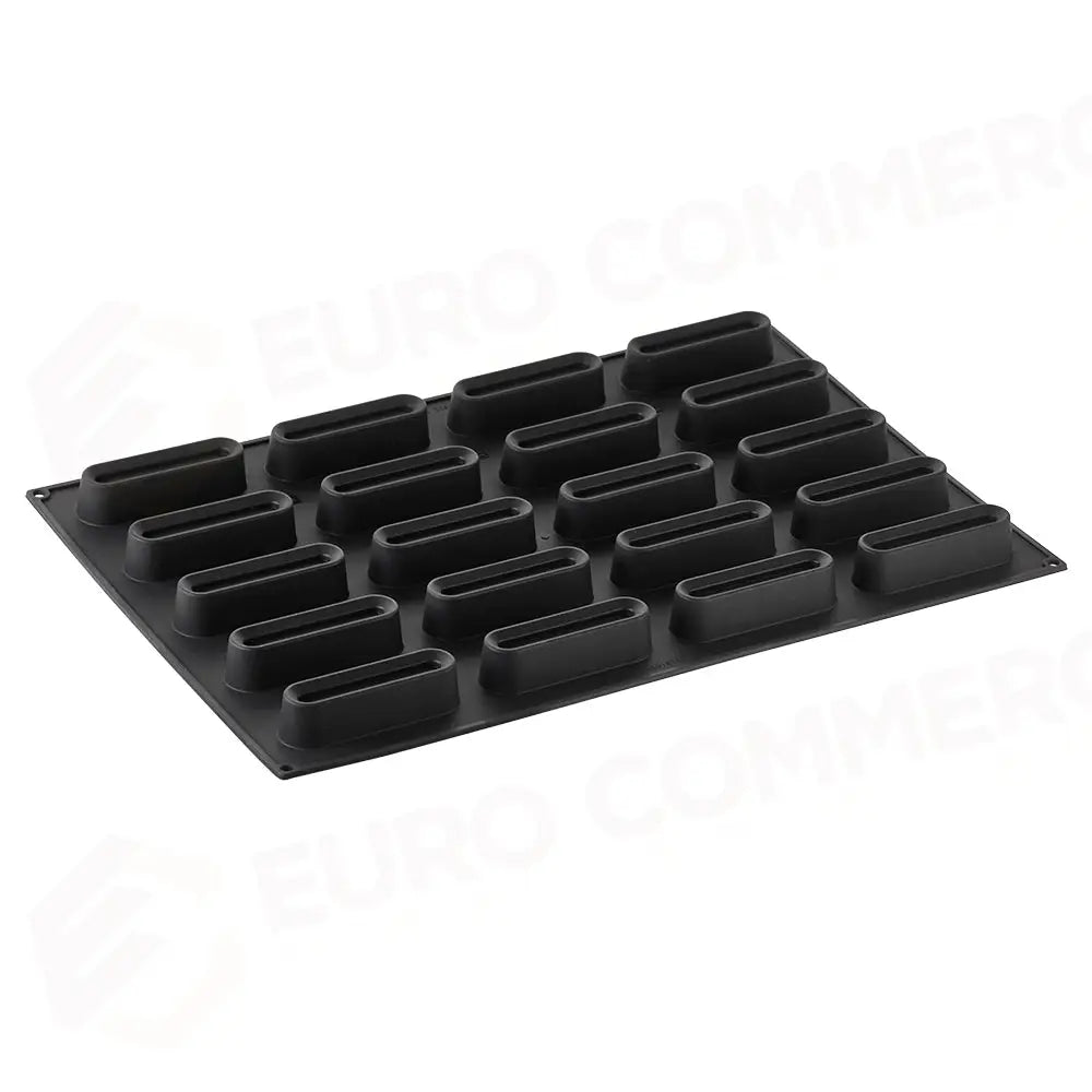 STAMPO PAVOFLEX IN SILICONE ROUND 600 X 400 MM - 20 IMPRONTE 123 X 35 X H 32 MM - VOL.100 ML - PX036 - PAVONI ITALIA
