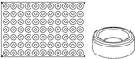 STAMPO PAVOFLEX IN SILICONE SAVARIN MIGNON 600 X 400 MM - 77 IMPRONTE Ø 40 X H 13 MM - VOL.13 - PX045 - PAVONI ITALIA