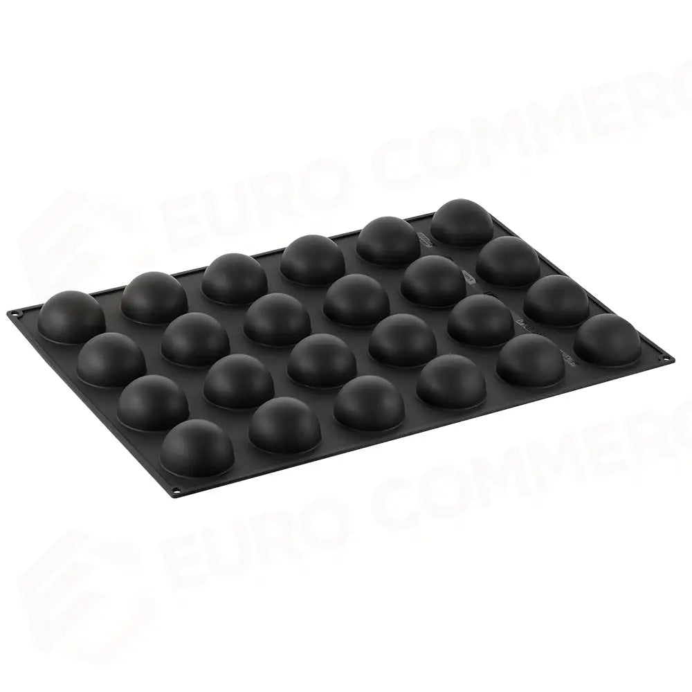 STAMPO PAVOFLEX IN SILICONE SEMISFERA 600 X 400 MM - 24 IMPRONTE Ø 70 X H 40 MM - VOL.120 ML - PX001 - PAVONI ITALIA