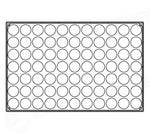 STAMPO PAVOFLEX IN SILICONE SEMISFERA 600 X 400 MM - 77 IMPRONTE Ø 42 X H 21 MM - VOL.20 ML - PX303 - PAVONI ITALIA