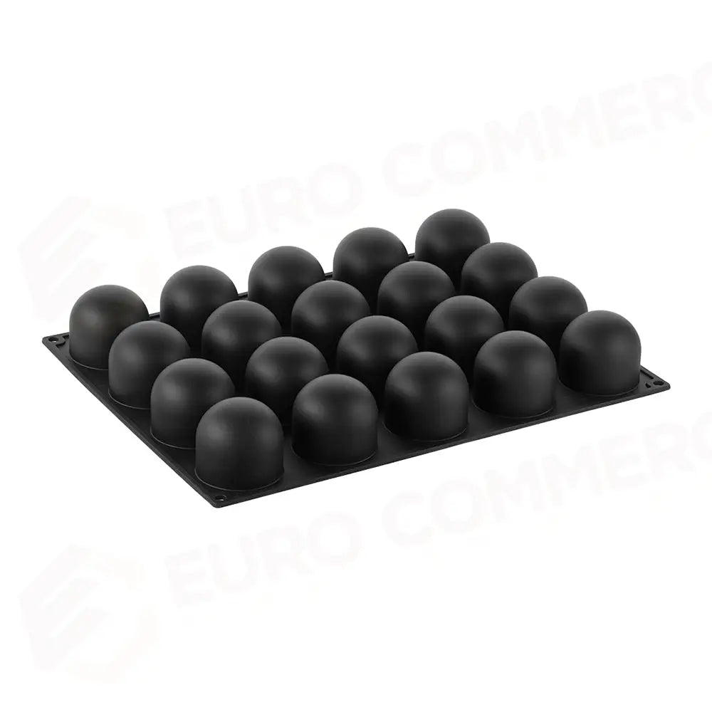 STAMPO PAVOFLEX IN SILICONE SFERE 400 X 300 MM - 20 IMPRONTE Ø 60 MM - VOL.110 ML + PACK - PX4350S - PAVONI ITALIA