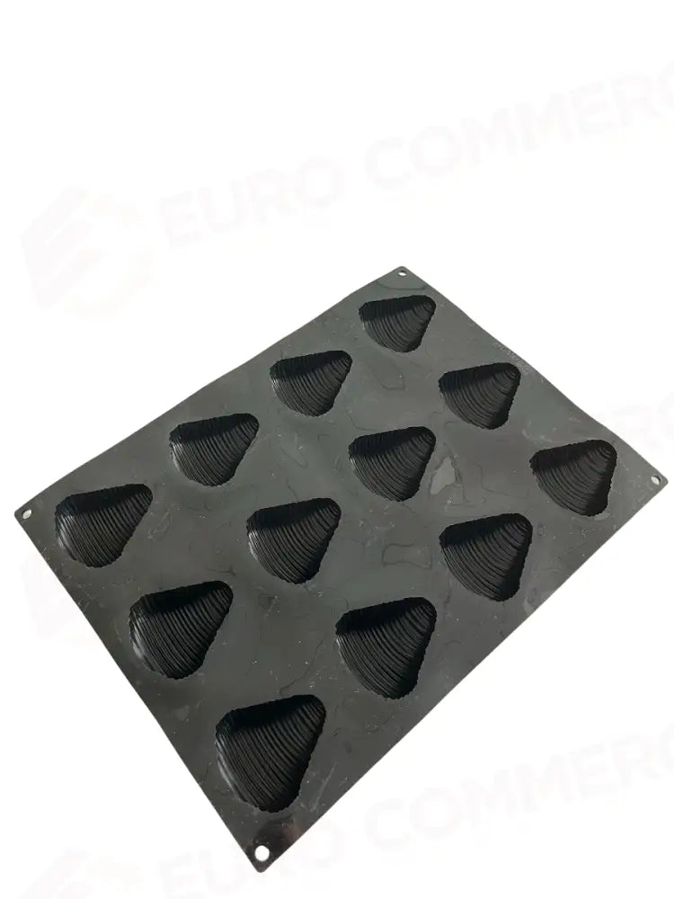 STAMPO PAVOFLEX IN SILICONE SFOGLIATELLA 400 X 300 MM - 12 IMPRONTE MM 77X71,5X35 H VOL. ~ - PX4377S - PAVONI ITALIA