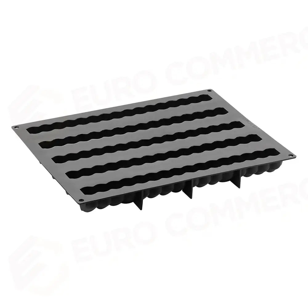 STAMPO PAVOFLEX IN SILICONE SOFT 400 X 300 MM - 5 IMPRONTE 360 X 43 X H 38 MM - VOL.360 ML + P - PX4310S - PAVONI ITALIA