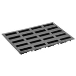 STAMPO PAVOFLEX IN SILICONE SOFT 600 X 400 MM - 20 IMPRONTE 120 X 32 X H 38 MM - VOL.115 ML - PX025 - PAVONI ITALIA