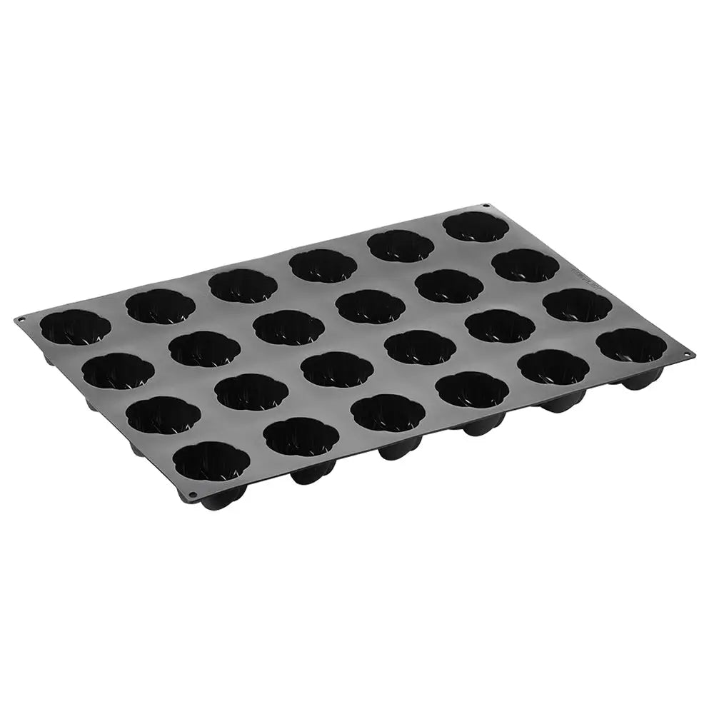 STAMPO PAVOFLEX IN SILICONE SPIRALE 600 X 400 MM - 24 IMPRONTE Ø 75 X H 38 MM - VOL.130 ML - PX063 - PAVONI ITALIA